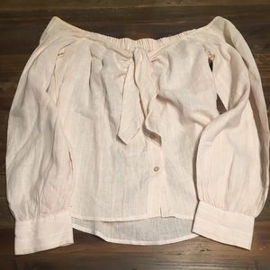 Free People off the shoulder blouse